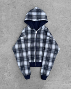 Reversible plaid Blue