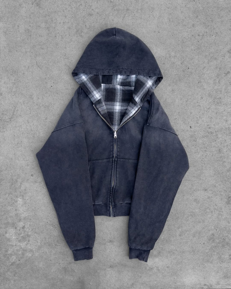 Reversible Plaid Black