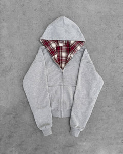 Reversible plaid Red