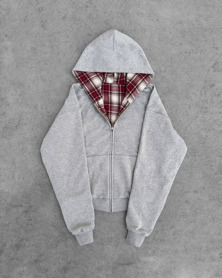 Reversible plaid Red